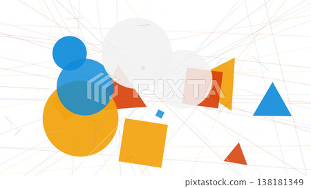 A minimalist vector composition in the style of abstractionism 138181349