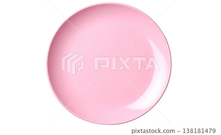 淺粉紅色盤子 淺粉紅色盤子 138181479