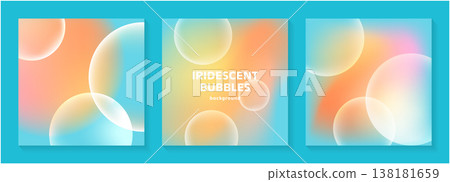 A transparent bubble background with a beautiful warm-colored gradient and a softly floating abstract sphere design. A transparent bubble background with a beautiful warm-colored gradient and a softly floating abstract sphere design. 138181659