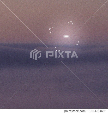Ufo, camcorder or alien spaceship in sky with science fiction, fantasy or conspiracy theory. Extraterrestrial, supernatural or surreal object for futuristic, mysterious and flying saucer in space Ufo, camcorder or alien spaceship in sky with science fiction, fantasy or conspiracy theory. Extraterrestrial, supernatural or surreal object for futuristic, mysterious and flying saucer in space 138181825