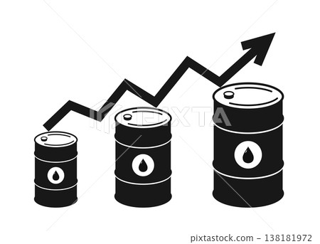 Rising Oil Price Concept Rising Oil Price Concept 138181972