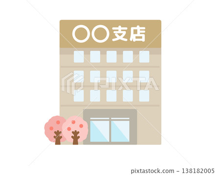 樹枝建築,櫻花插圖 樹枝建築,櫻花插圖 138182005