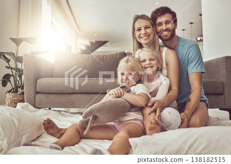 Happy family, portrait and hug on living room floor for weekend, holiday or relax together at home. Mother, father and children smile in happiness or love for embrace, fun bonding or support in house Happy family, portrait and hug on living room floor for weekend, holiday or relax together at home. Mother, father and children smile in happiness or love for embrace, fun bonding or support in house 138182515