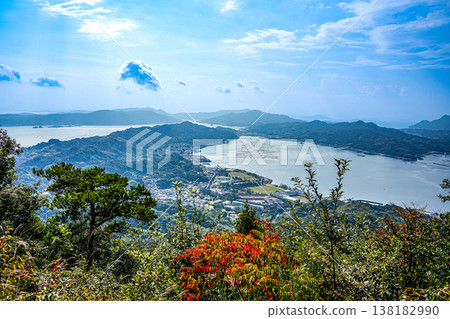 江田島的深秋：從富隆山頂眺望瀨戶內海（1），廣島縣江田島市 138182990