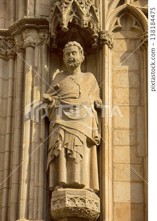 Sculpture of a Catholic Saint 138184475