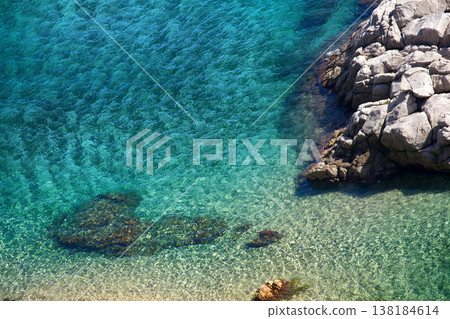 Mediterranean sea surface in September 138184614