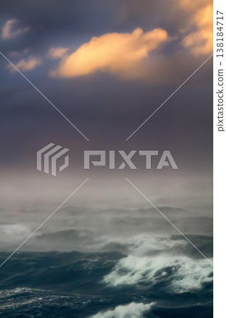 hurricane winds in the Arctic ocean 138184717