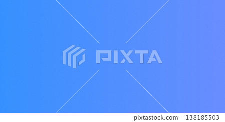 Summer blue sky grain texture background. Abstract minimalist gradient from azure to purple with fine noise pattern. Clean aesthetic backdrop for modern design. Vector illustration 138185503