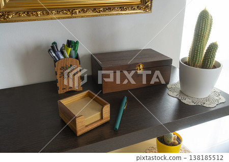 a card holder with a pen a card holder with a pen 138185512