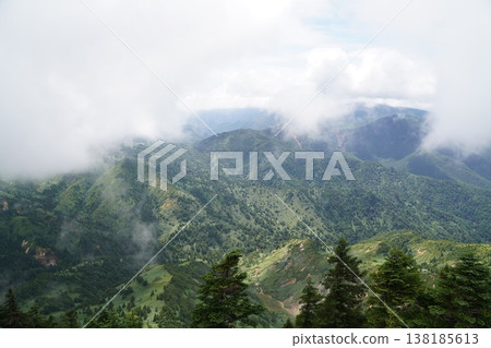 Yokote mountain in summer Yokote mountain in summer 138185613