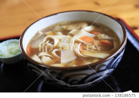 Okkirikomi Udon, a local dish from Gunma Prefecture 138186575