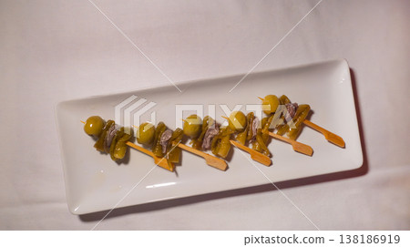 Gilda Typical Spanish Tapa Gilda Typical Spanish Tapa 138186919