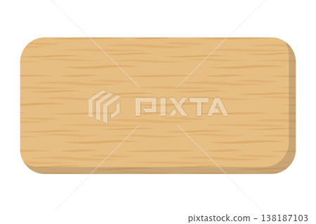 Square wood-grain plate, light beige. 138187103