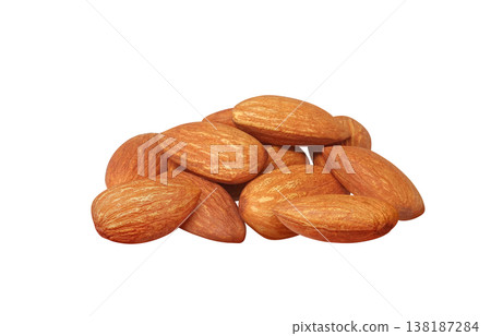 Realistic illustration of an almond Realistic illustration of an almond 138187284