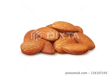杏仁的逼真插圖 杏仁的逼真插圖 138187285