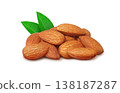 Realistic illustration of an almond 138187287