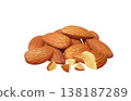 Realistic illustration of an almond 138187289