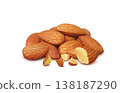 Realistic illustration of an almond 138187290