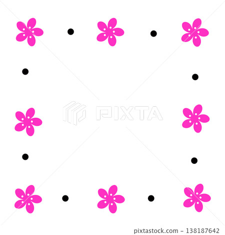 Floral frame Floral frame 138187642
