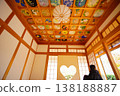 京都正壽院 - 設有心形窗和天花板畫的客殿 138188887