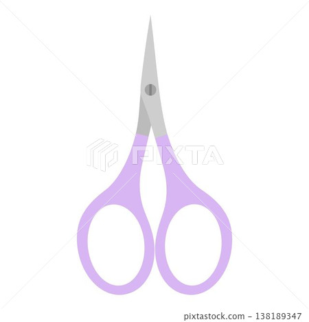 manicure scissors isolated manicure scissors isolated 138189347