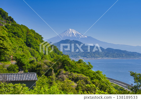 【靜岡縣】從佐田峠眺望富士山 138189533