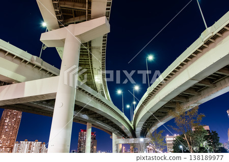 Night view - Tokyo, Ariake Junction - Part 4 Night view - Tokyo, Ariake Junction - Part 4 138189977