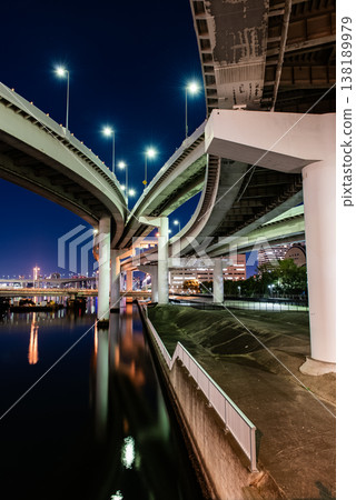 Night view - Tokyo, Ariake Junction, Part 6 Night view - Tokyo, Ariake Junction, Part 6 138189979