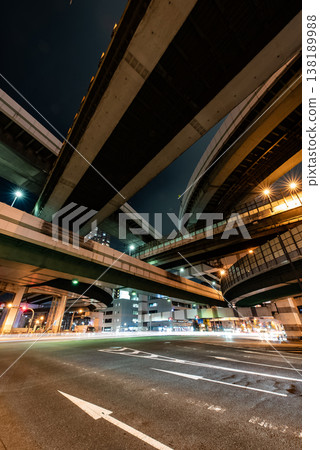 Night view - Osaka, Awaza Junction - 8 Night view - Osaka, Awaza Junction - 8 138189988