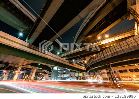Night view - Osaka, Awaza Junction - 10 138189990