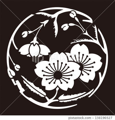 家族徽章:櫻花徽章 家族徽章:櫻花徽章 138190327