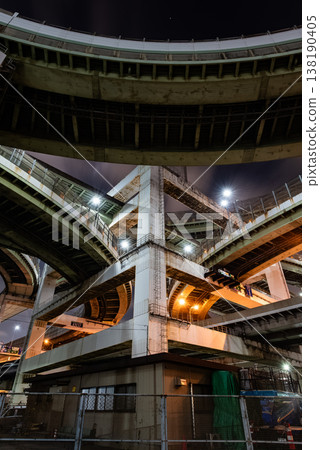 Night view - Osaka, Kitako Junction, Part 3 Night view - Osaka, Kitako Junction, Part 3 138190405