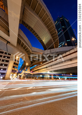 Night view - Tokyo, Nishi-Shinjuku Junction - 7 Night view - Tokyo, Nishi-Shinjuku Junction - 7 138191664