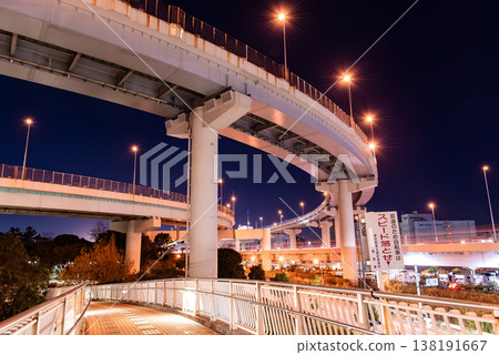 Night view - Tokyo, Tatsumi Junction, Part 1 Night view - Tokyo, Tatsumi Junction, Part 1 138191667