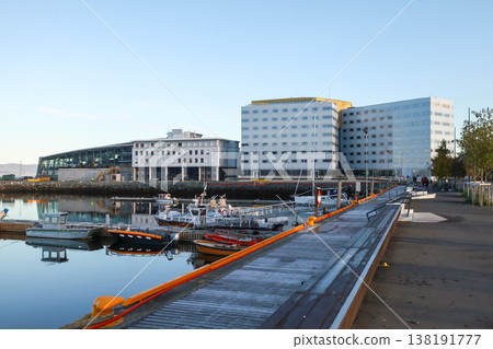 Trondheim marina and waterfront promenade Trondheim marina and waterfront promenade 138191777