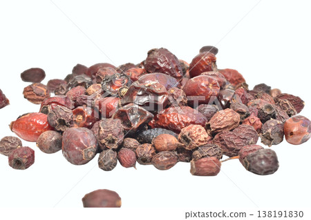 Dried rose hips. 138191830