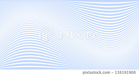 Abstract Light Blue Wavy Lines Pattern. Abstract Light Blue Wavy Lines Pattern. 138191908