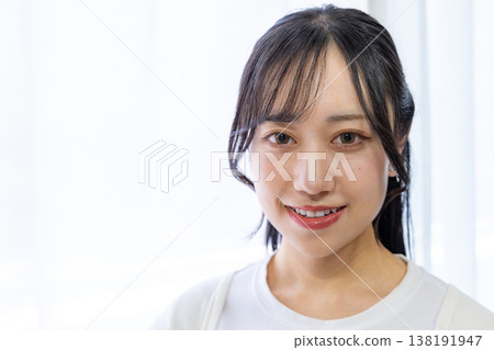 年輕女性的美麗形象 138191947