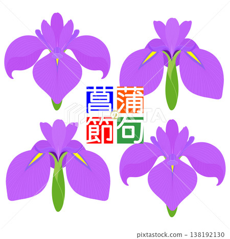 簡單的鳶尾花圖 138192130