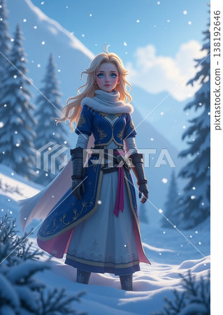 雪原旅行者 138192646