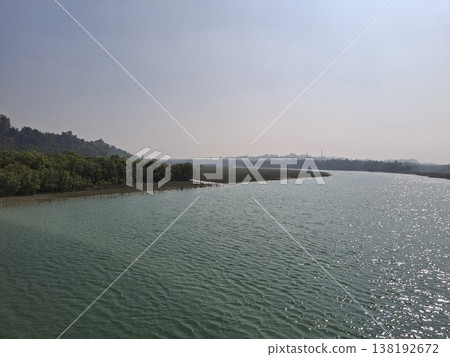 a lanscape view of longest sea beach cox's bazar 138192672