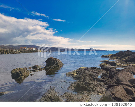 The Sea of Japan from Senjojiki, Sado City, Niigata Prefecture The Sea of Japan from Senjojiki, Sado City, Niigata Prefecture 138192940