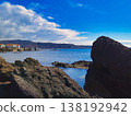 The Sea of Japan from Senjojiki, Sado City, Niigata Prefecture 138192942