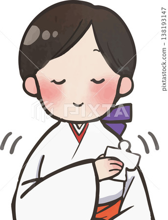 Vector illustration of how to perform the Great Purification ritual using a paper doll (hitogata) | Explanation of the procedure for warding off evil and purification, and Shinto ritual explanation material (transparent background) Vector illustration of how to perform the Great Purification ritual using a paper doll (hitogata) | Explanation of the procedure for warding off evil and purification, and Shinto ritual explanation material (transparent background) 138193147