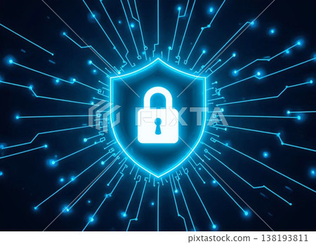 安全方面的抽象概念視覺形象，表達了受保護的空間和安全感。 138193811