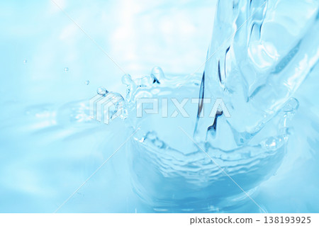 Water, water surface, splashes, ripples, water columns, textures, background materials 138193925
