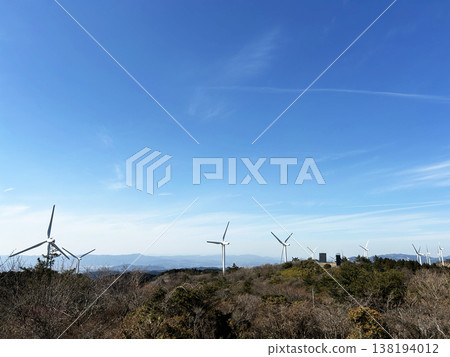 windmill on mountain 138194012