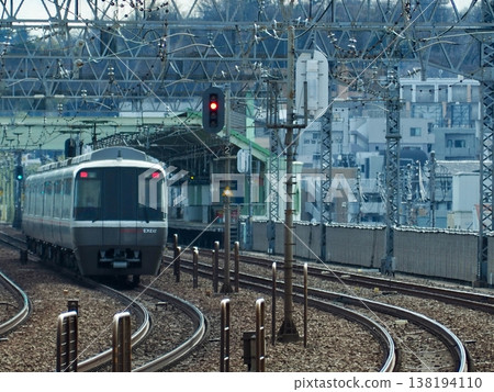 Odakyu 30000 series EXEα at Komae Station Odakyu 30000 series EXEα at Komae Station 138194110