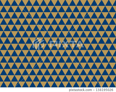 Counterfeit gold and a background with indigo scale patterns. Counterfeit gold and a background with indigo scale patterns. 138195026