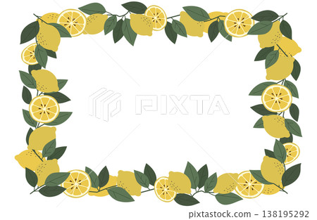 檸檬植物框架 138195292